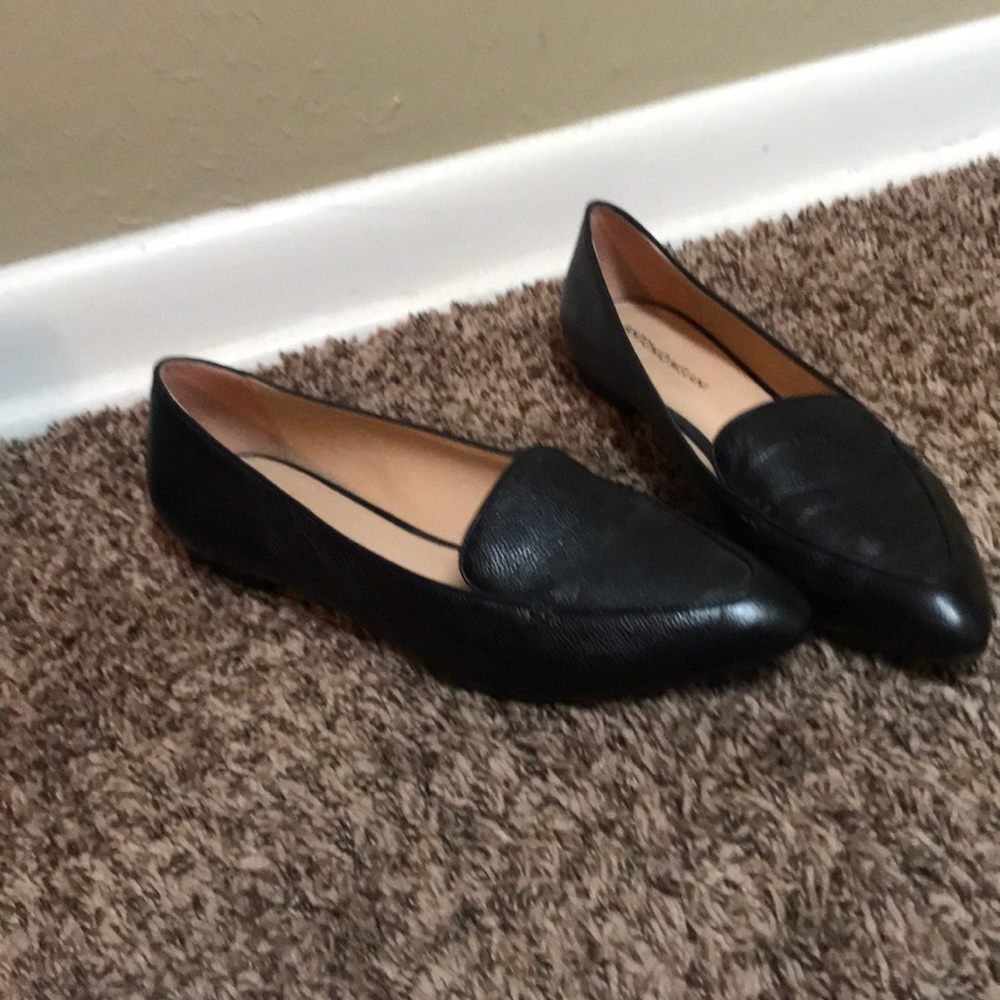 Leather loafers
